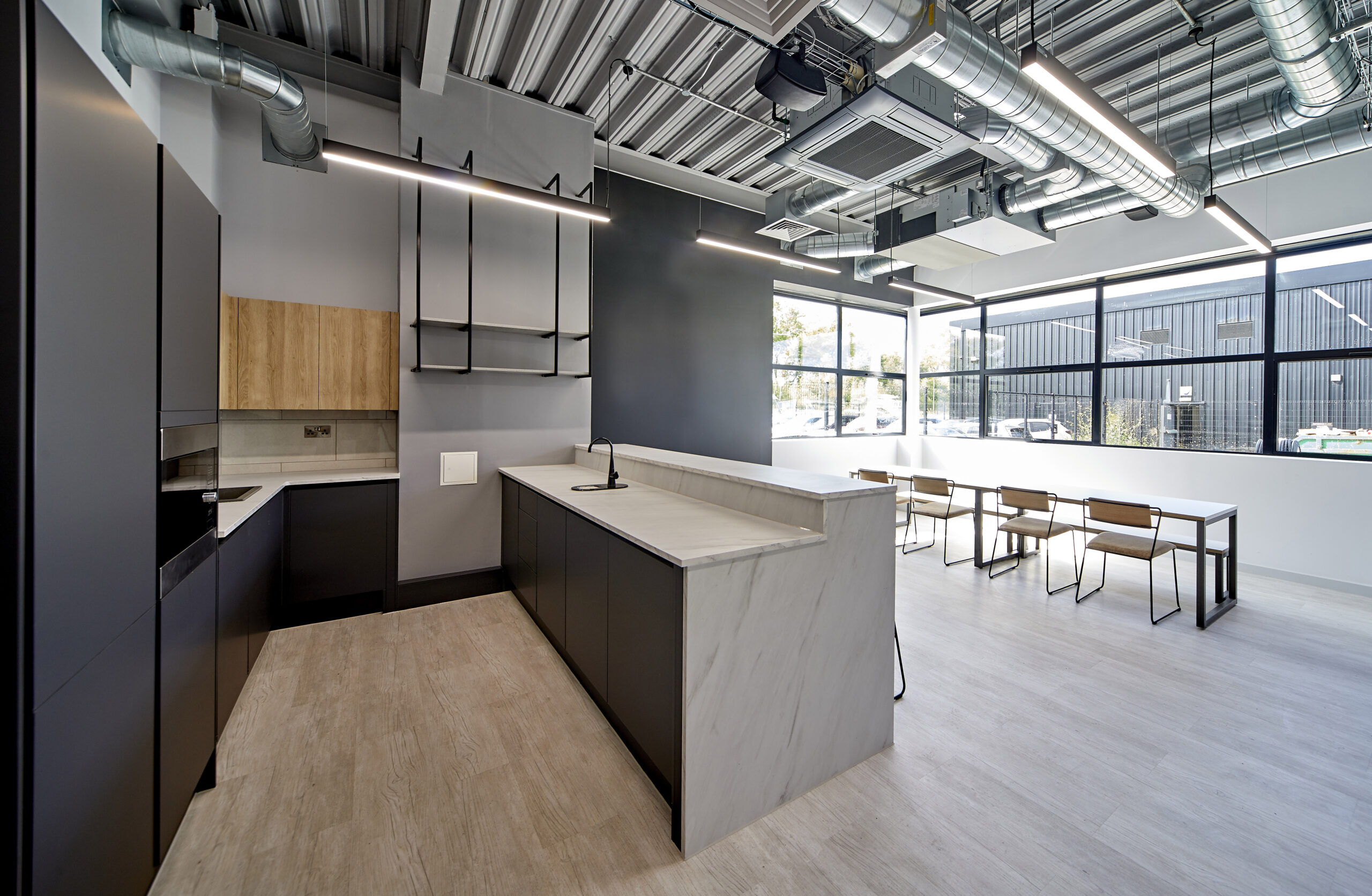 Pattesons Glass Office Fit Out kitchen