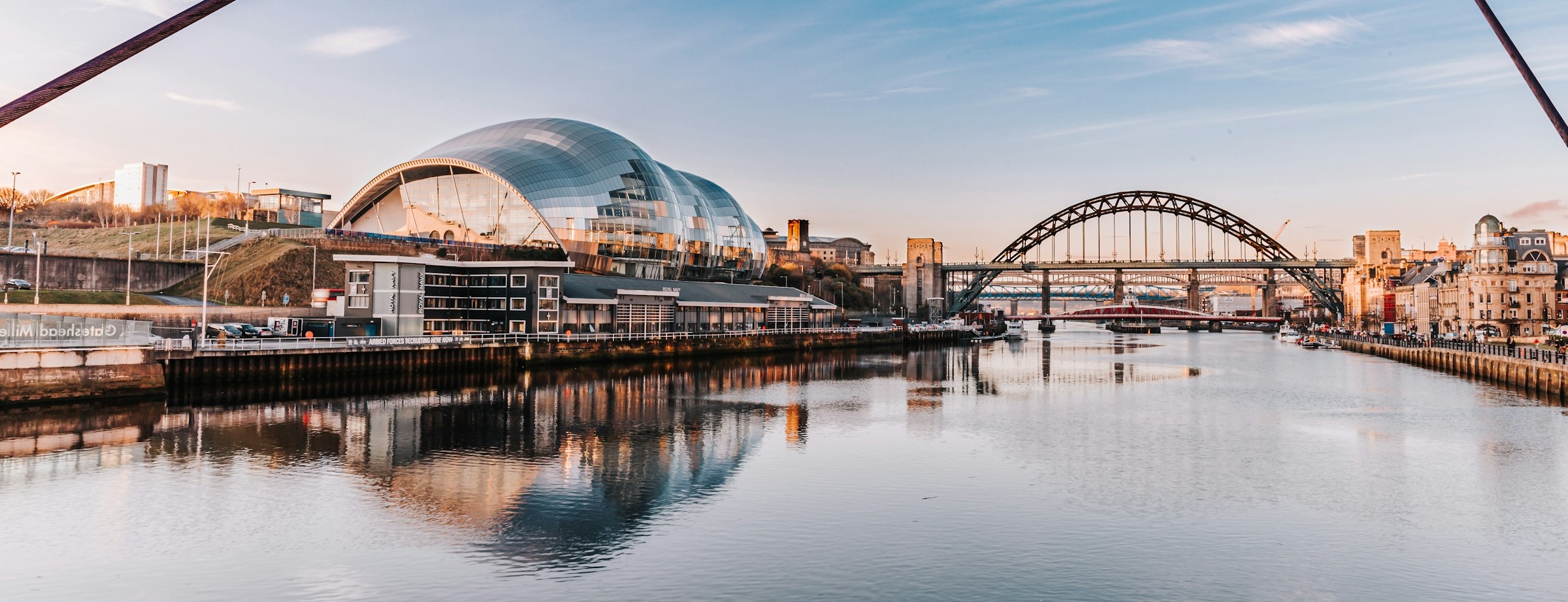 Newcastle tyne River and bridge
