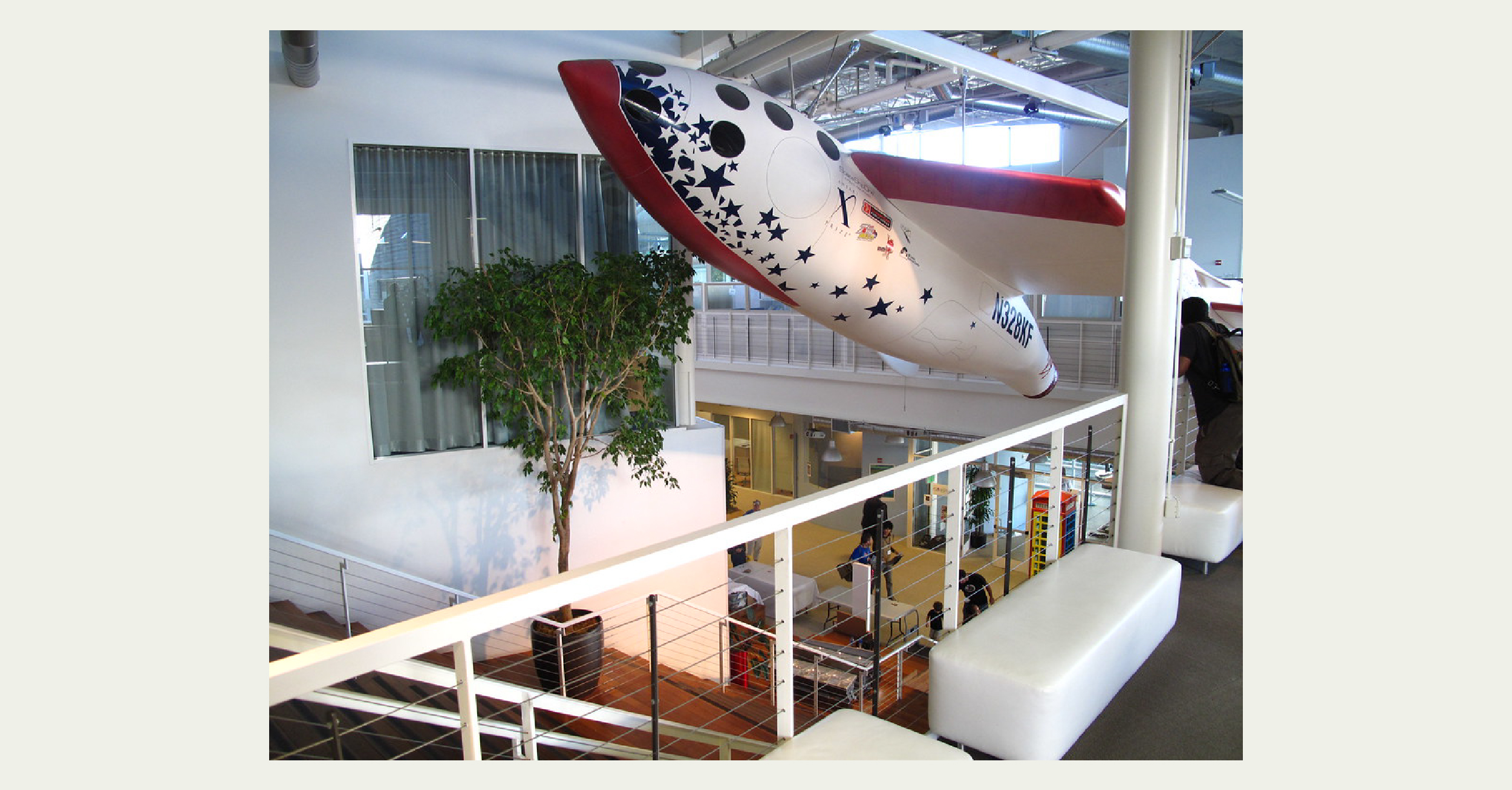 Googleplex hallway and staircase